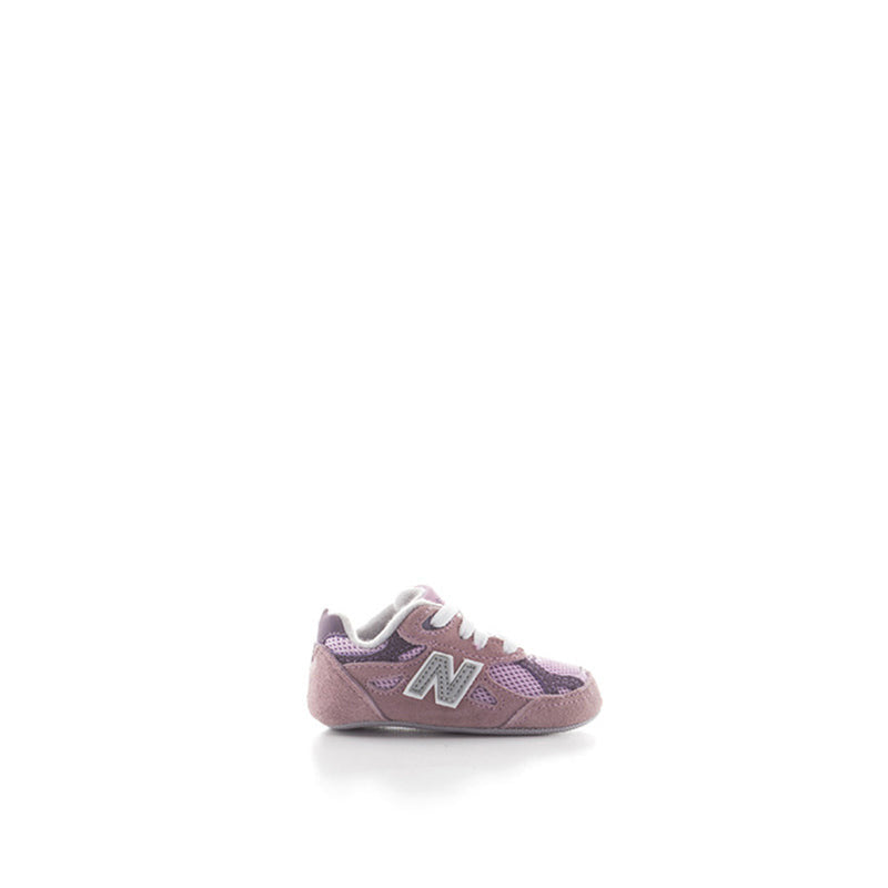 NEW BALANCE Sneaker bimba rosa in suede e tessuto