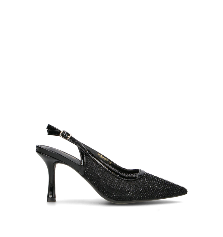 KLAS Slingback donna nera