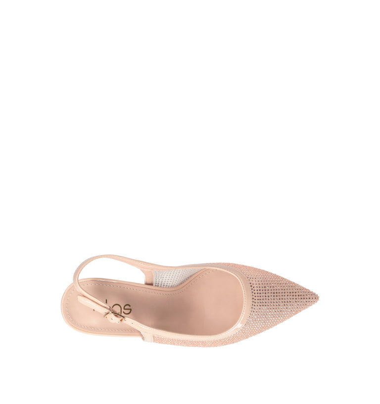KLAS Slingback donna nude