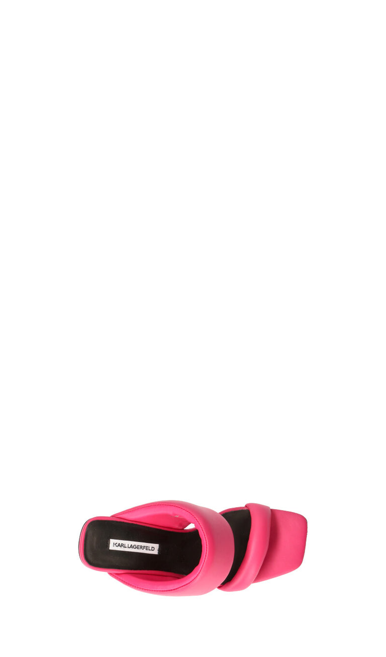 KARL LAGERFELD Sandalo donna rosa in pelle