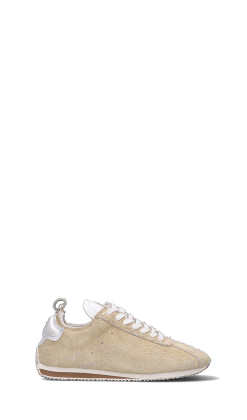 NINE AN HALF Sneaker uomo beige in suede