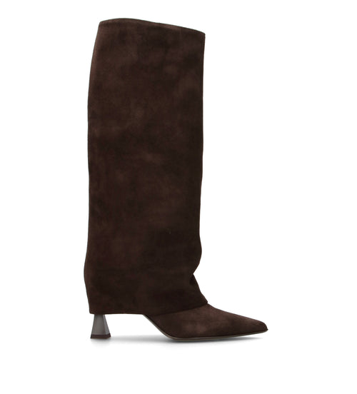 SERGIO LEVANTESI Stivale donna ebano in suede