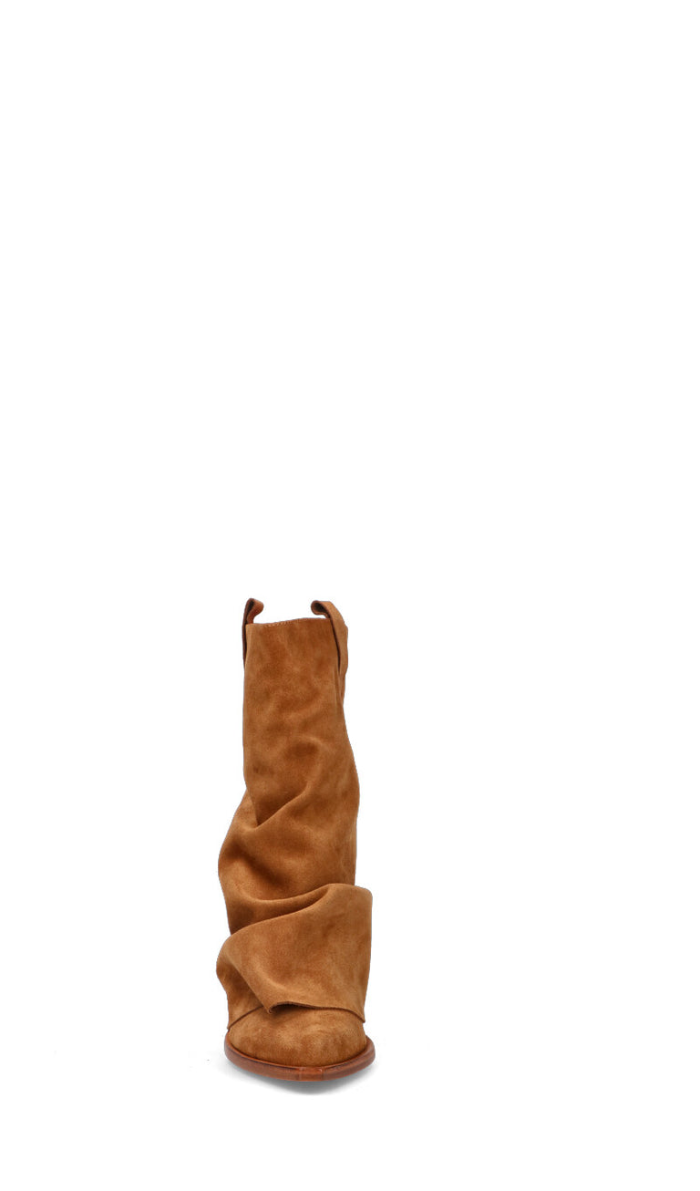 LEMARE' Stivale donna tabacco in suede
