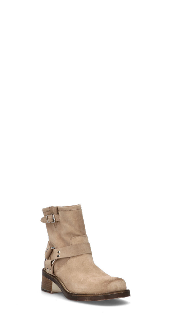 LEMARE' Tronchetto donna beige in suede