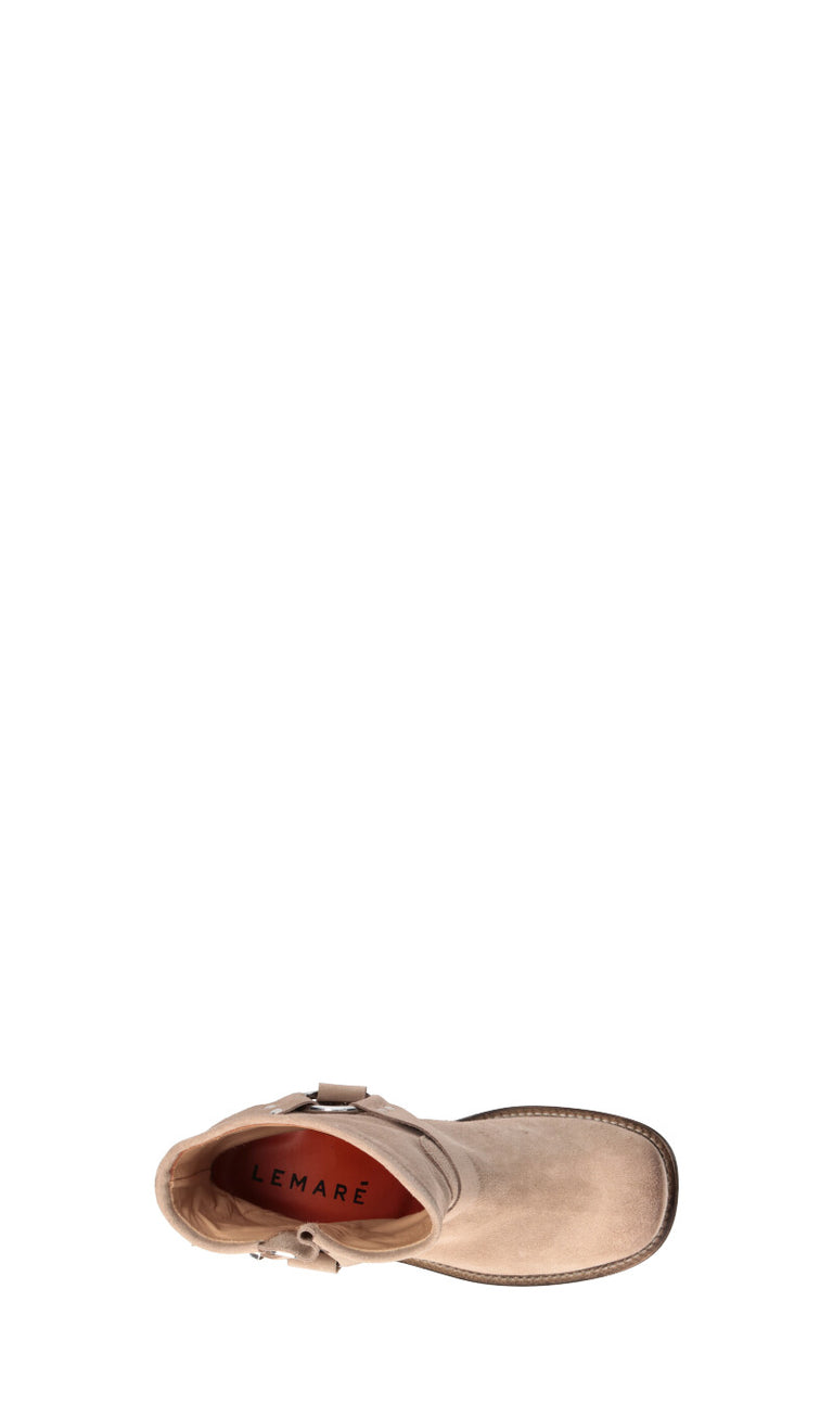 LEMARE' Tronchetto donna beige in suede