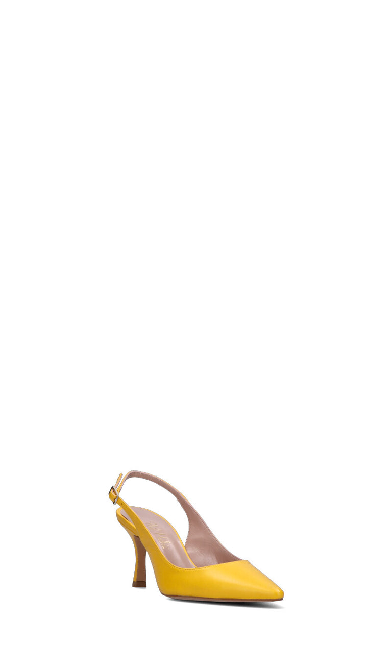 PHIL MELVIS Slingback donna gialla in pelle