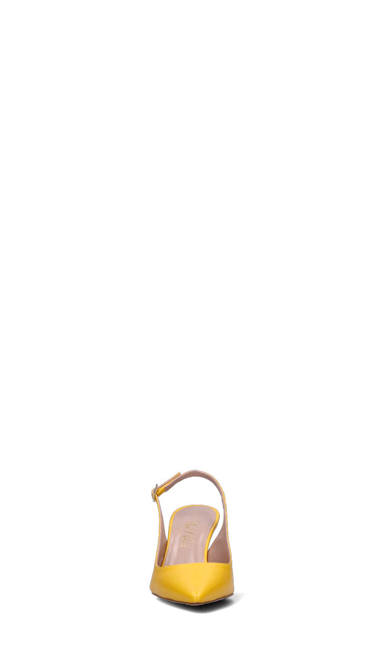 PHIL MELVIS Slingback donna gialla in pelle