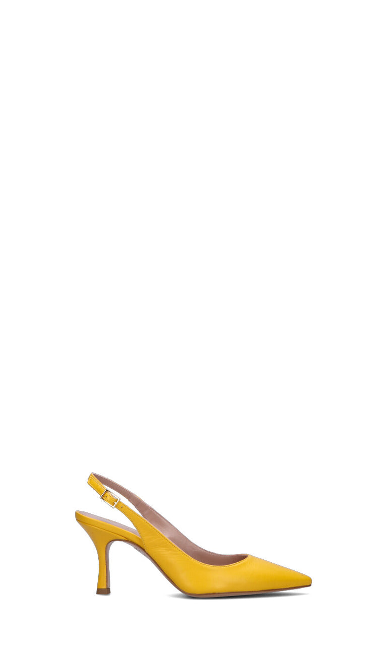 PHIL MELVIS Slingback donna gialla in pelle
