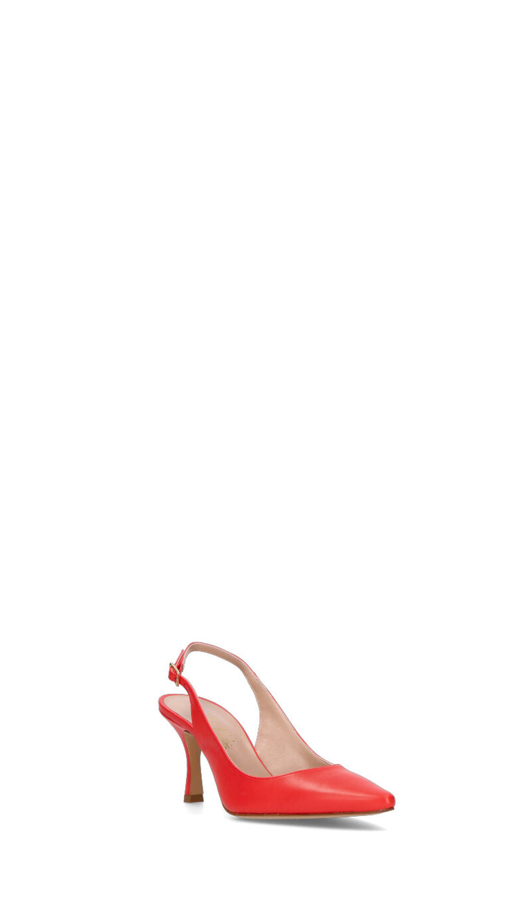 PHIL MELVIS Slingback donna rossa in pelle