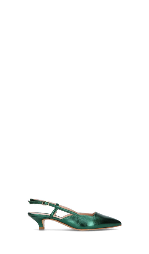 PHIL MELVIS Slingback donna verde in pelle