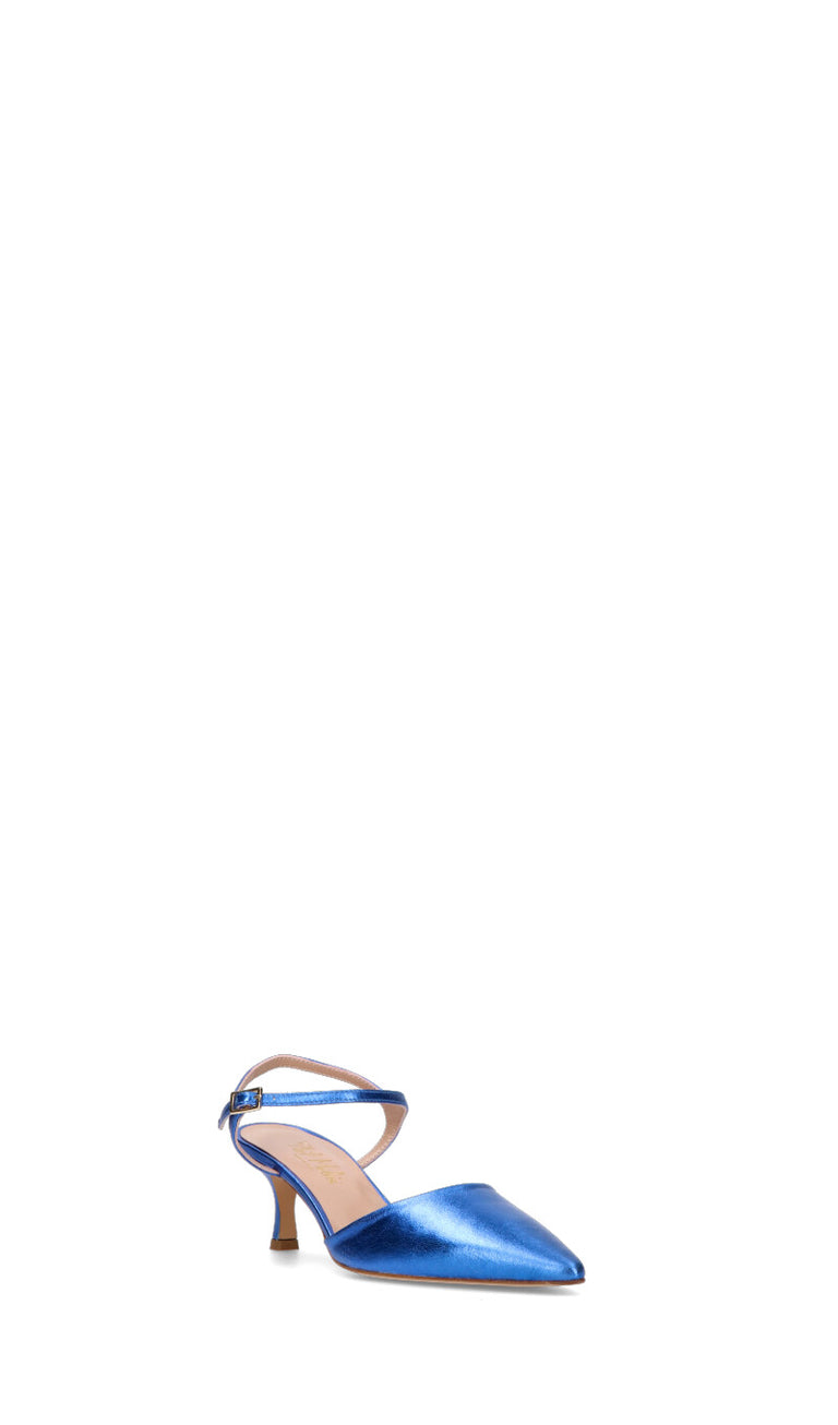 PHIL MELVIS Slingback donna blu in pelle