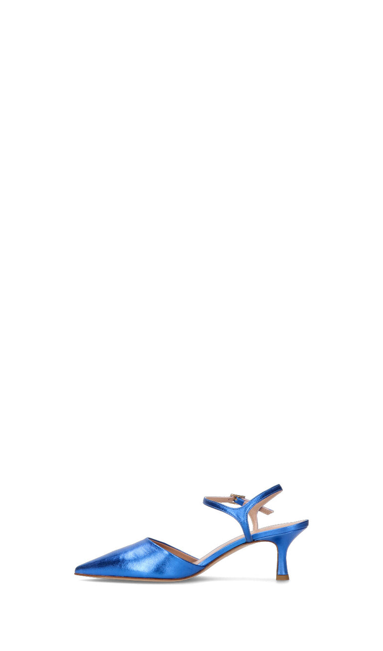 PHIL MELVIS Slingback donna blu in pelle