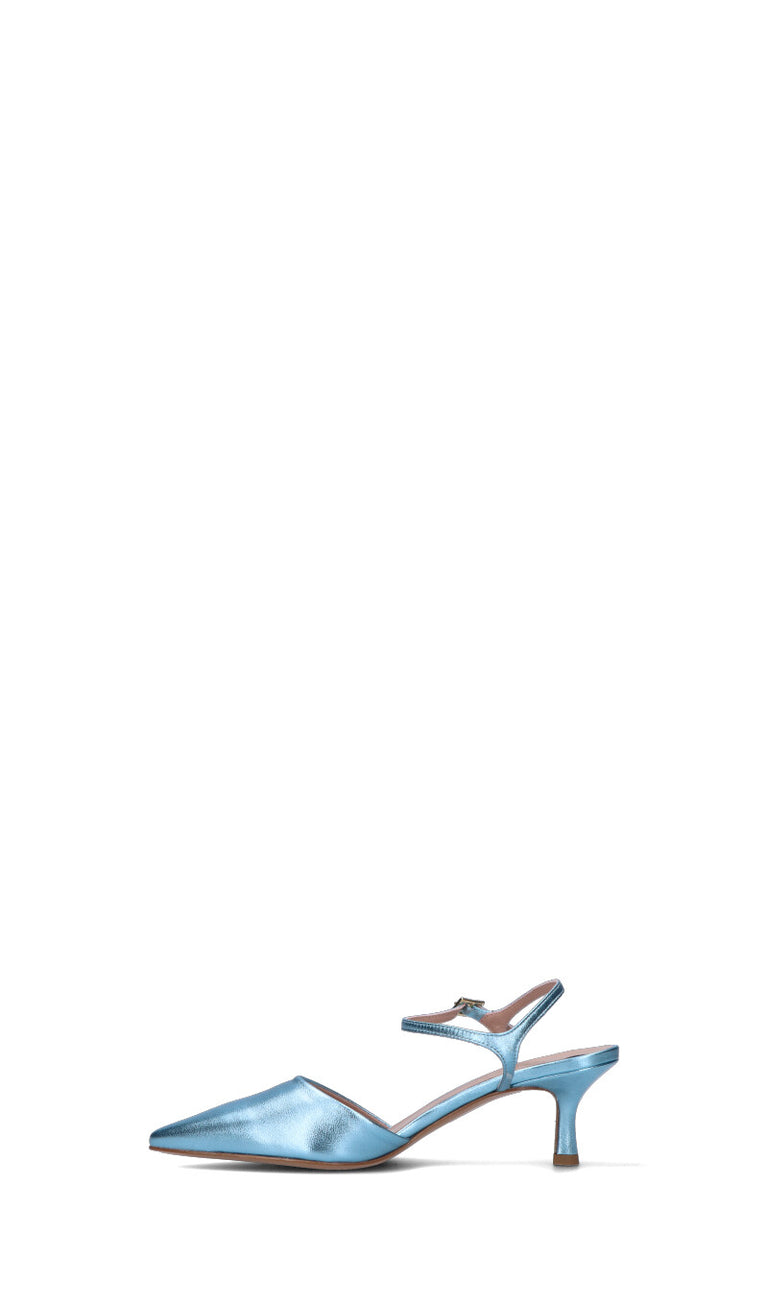 PHIL MELVIS Slingback donna azzurra in pelle