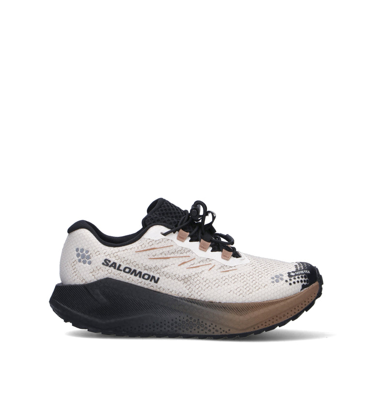SALOMON AERO BLAZE 4 GRVL GTX W Scarpa running donna vaniglia e nera in gore-tex