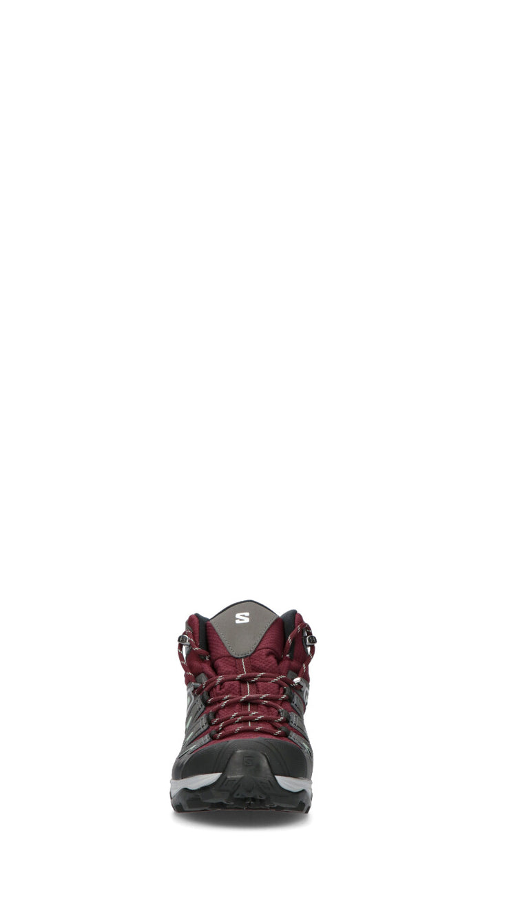 SALOMON X ULTRA PIONEER MID GTX W Scarpa trekking donna bordeaux/grigia in pelle