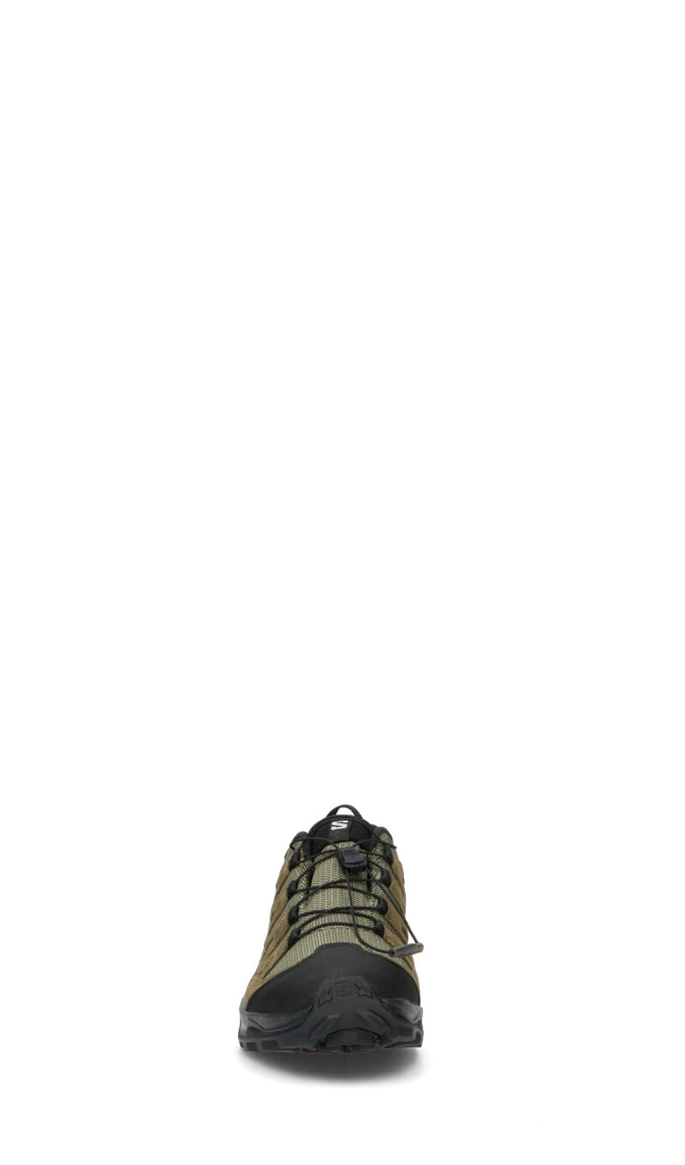 SALOMON - X WARD LEATHER GTX Sneaker uomo verde in gore-tex