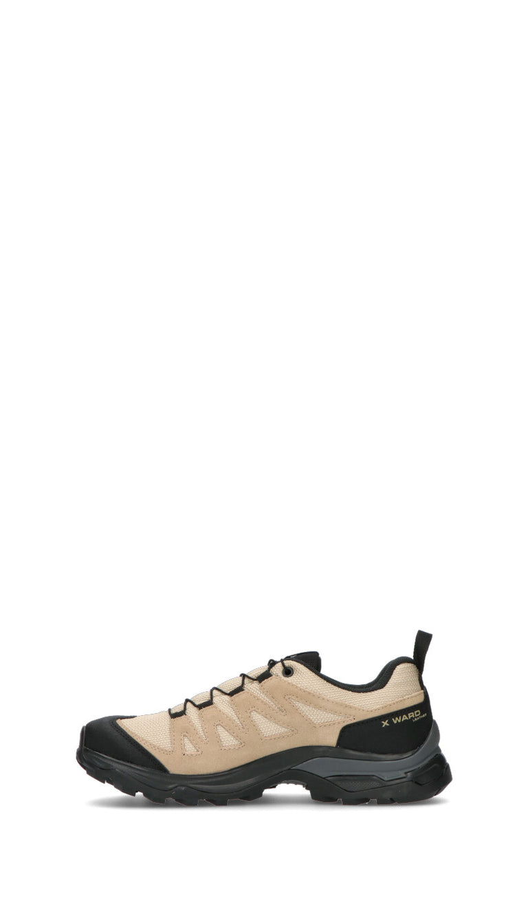 SALOMON X WARD LEATHER GTX W Scarpa running donna beige in pelle