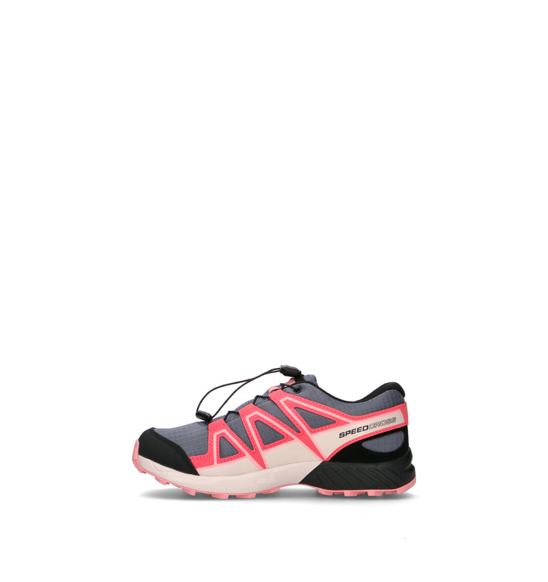 SALOMON SPEEDCROSS WP J Scarpa trekking bimba grigia/rossa