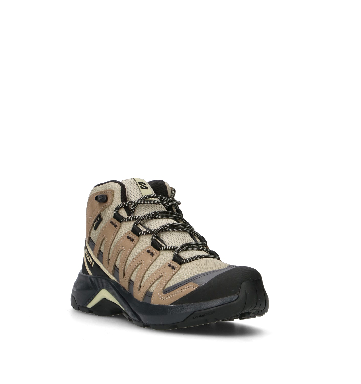 SALOMON X-ADVENTURE RECON MID GTX W Pedula donna beige in gore-tex