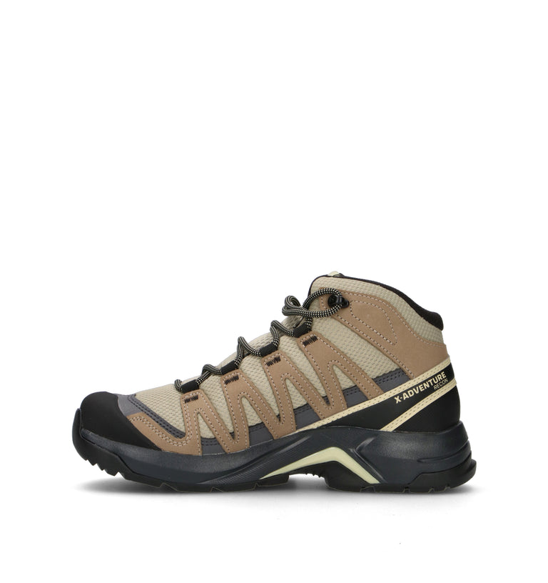 SALOMON X-ADVENTURE RECON MID GTX W Pedula donna beige in gore-tex