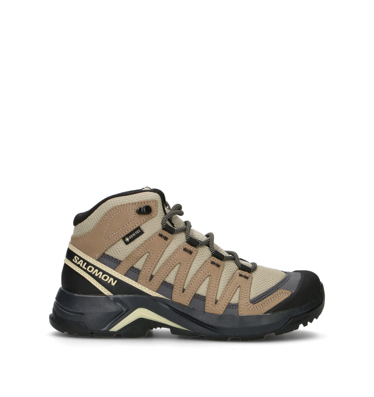 SALOMON X-ADVENTURE RECON MID GTX W Pedula donna beige in gore-tex