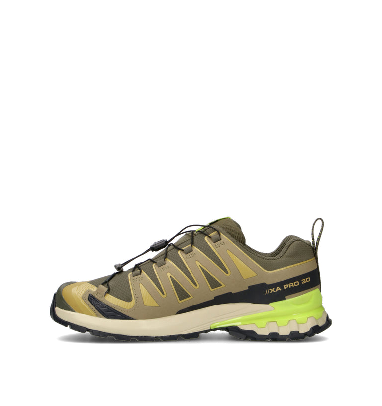 SALOMON XA PRO 3D V9 GTX Scarpa trail running uomo militare/beige in gore-tex