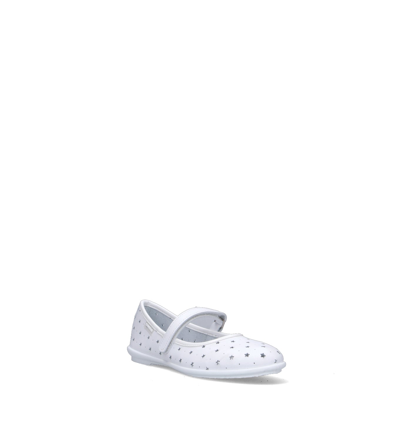 TITANITOS Ballerina bimba bianca in pelle