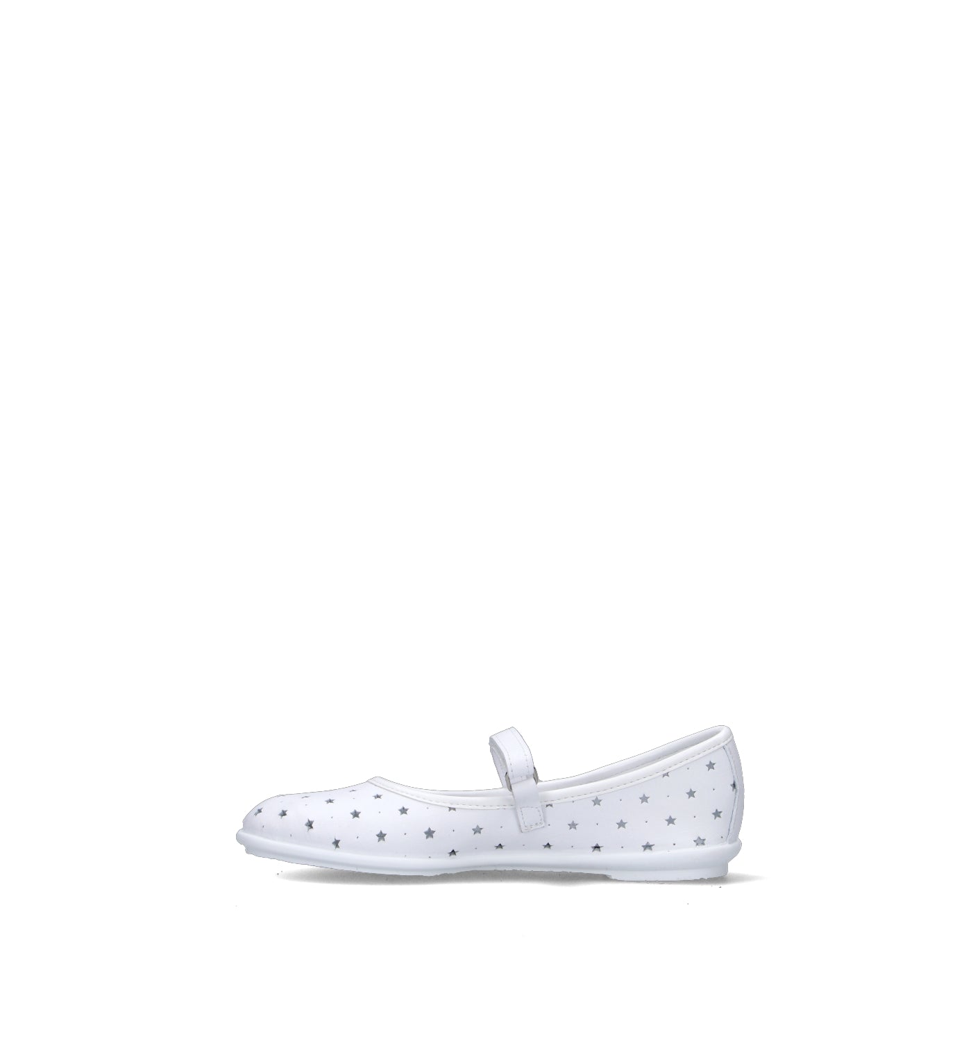 TITANITOS Ballerina bimba bianca in pelle