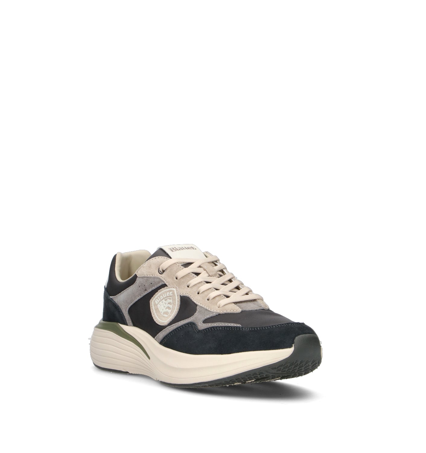 BLAUER Sneaker uomo grigia/blu