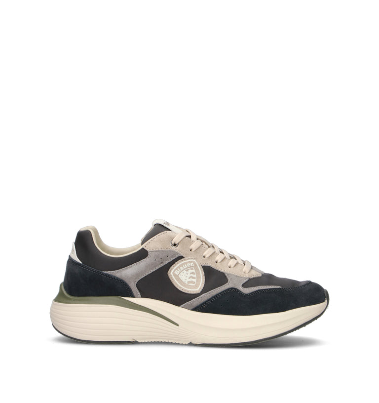 BLAUER Sneaker uomo grigia/blu