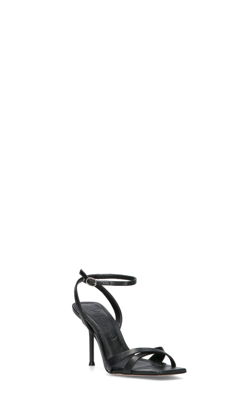 VICENZA Sandalo donna nero in pelle