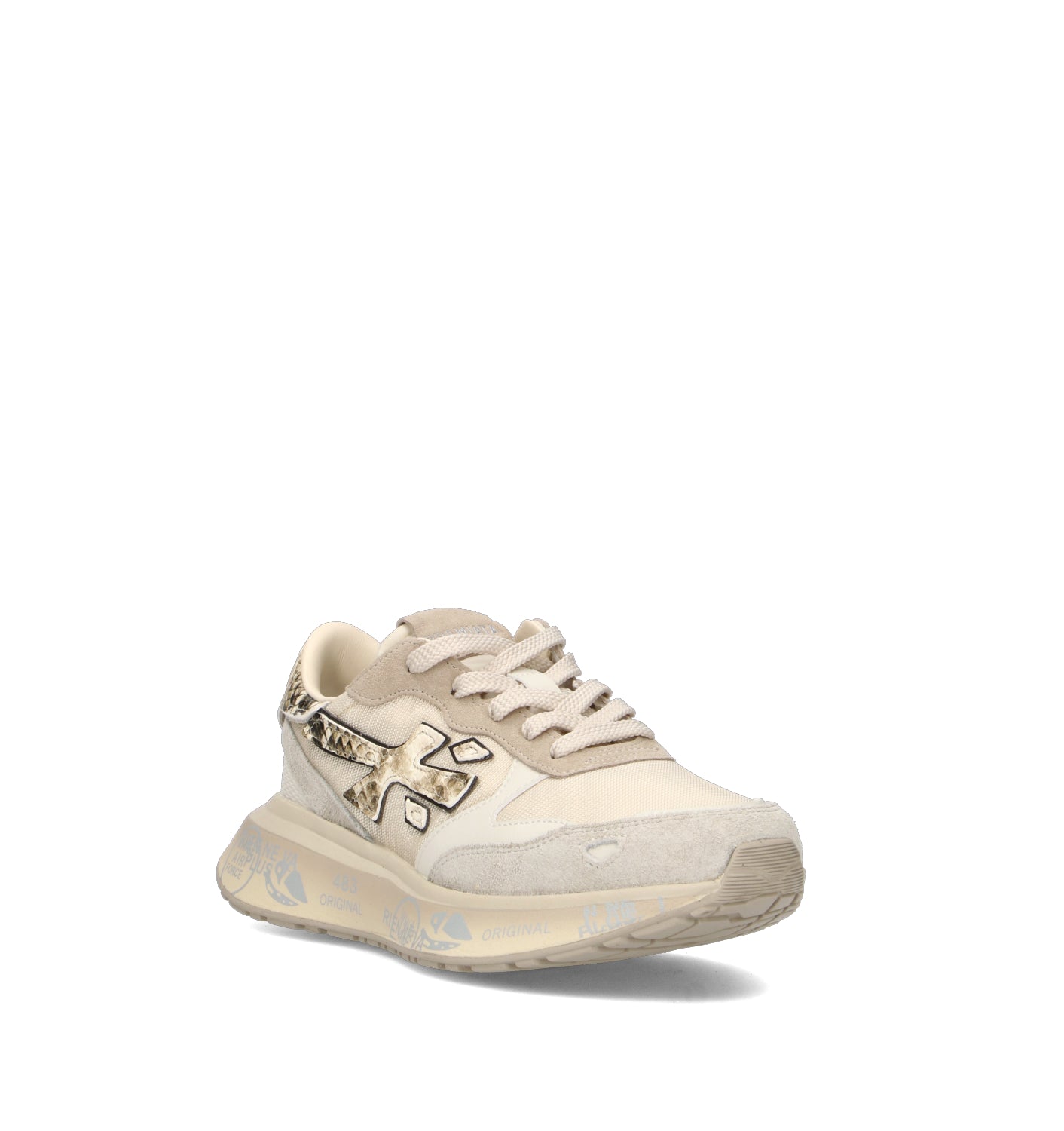 PREMIATA Sneaker donna beige/grigia