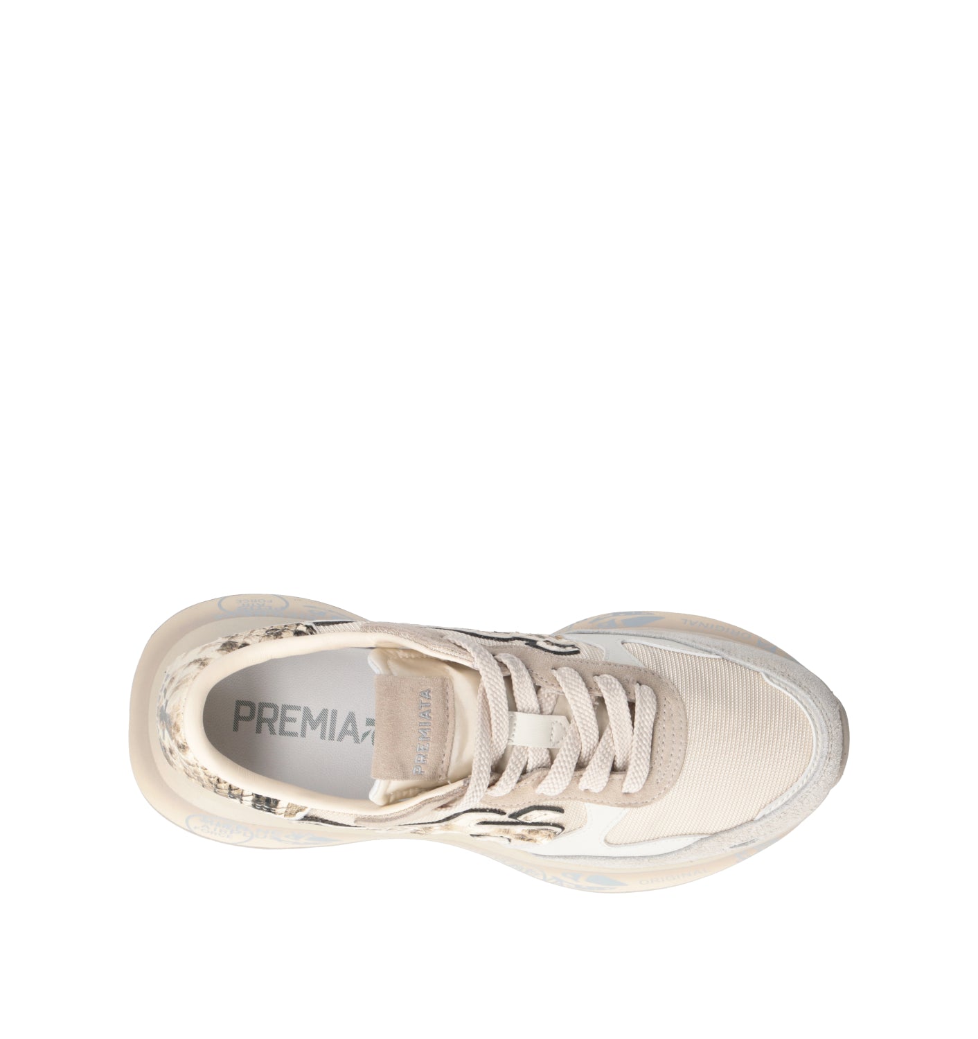 PREMIATA Sneaker donna beige/grigia