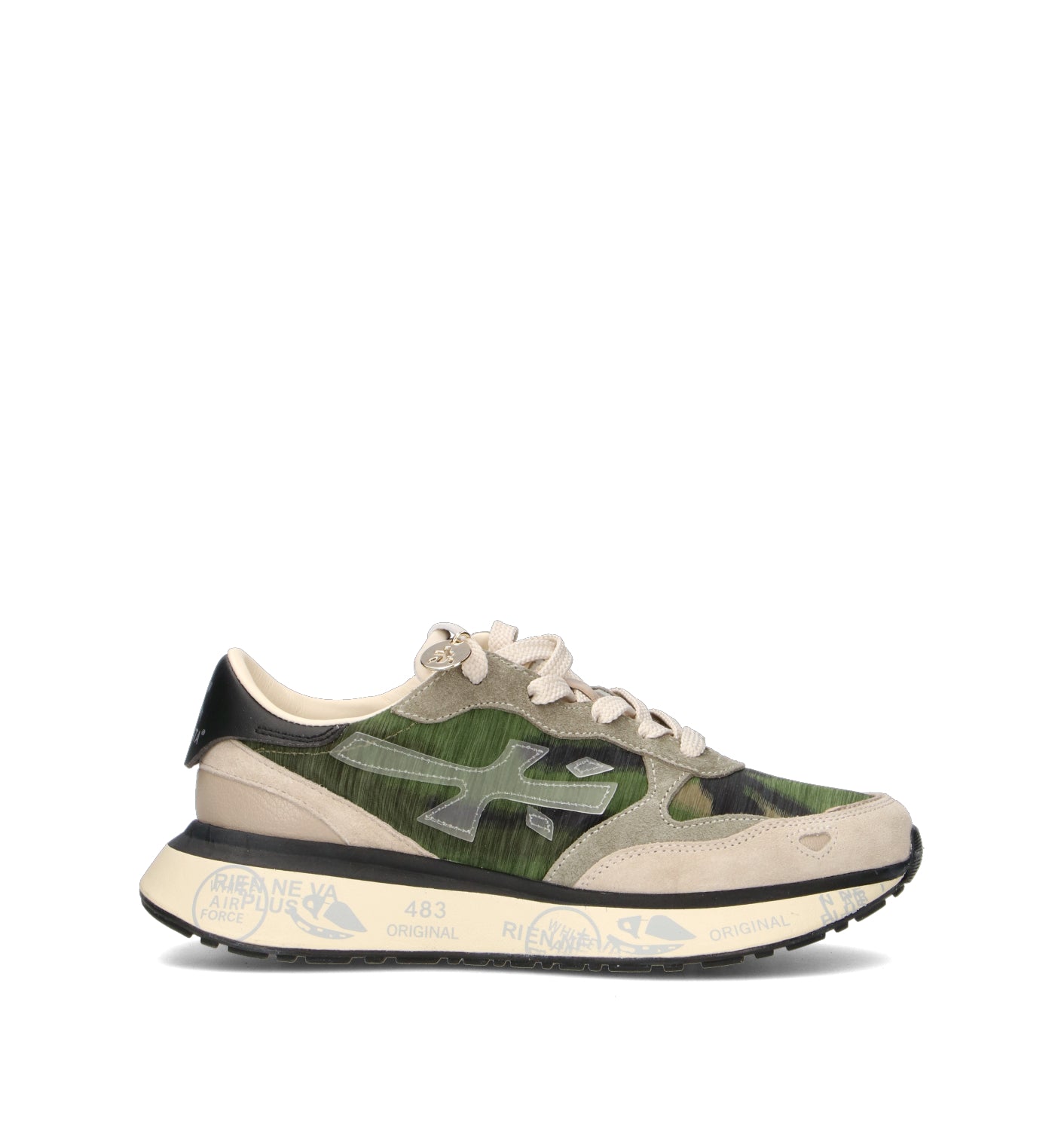 PREMIATA Sneaker donna verde/grigia