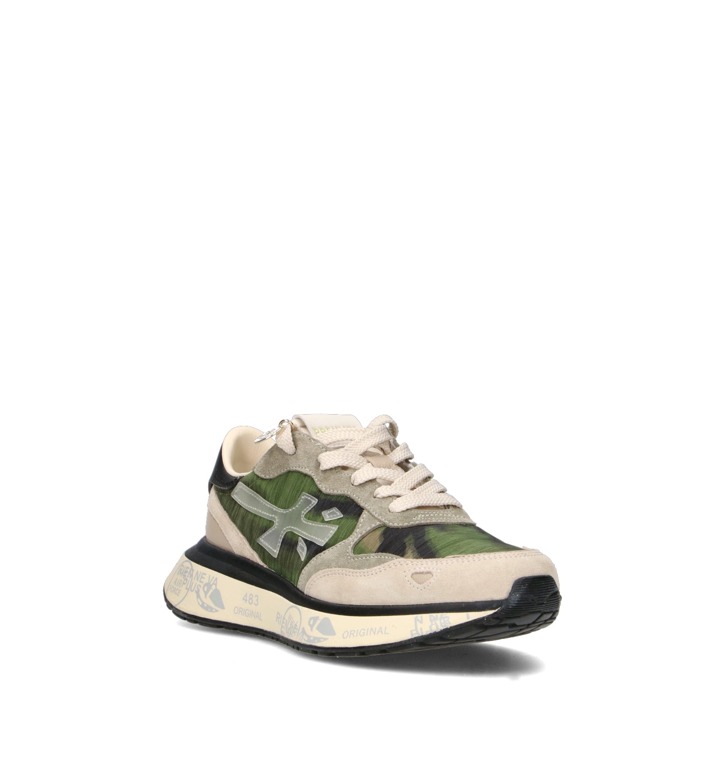 PREMIATA Sneaker donna verde/grigia