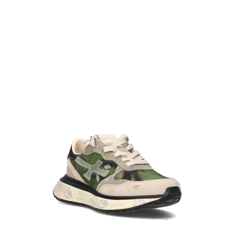 PREMIATA Sneaker donna verde/grigia