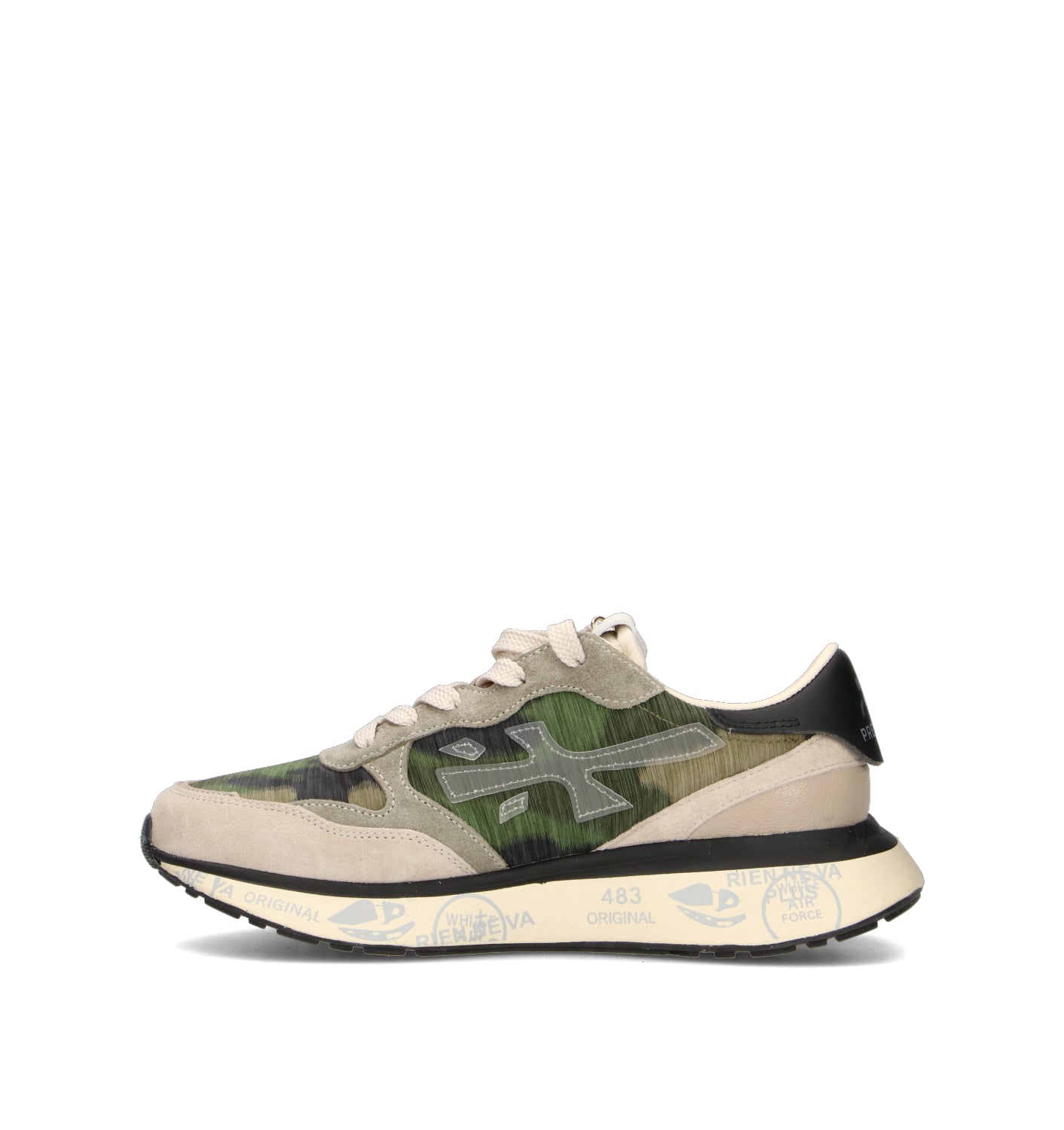 PREMIATA Sneaker donna verde/grigia