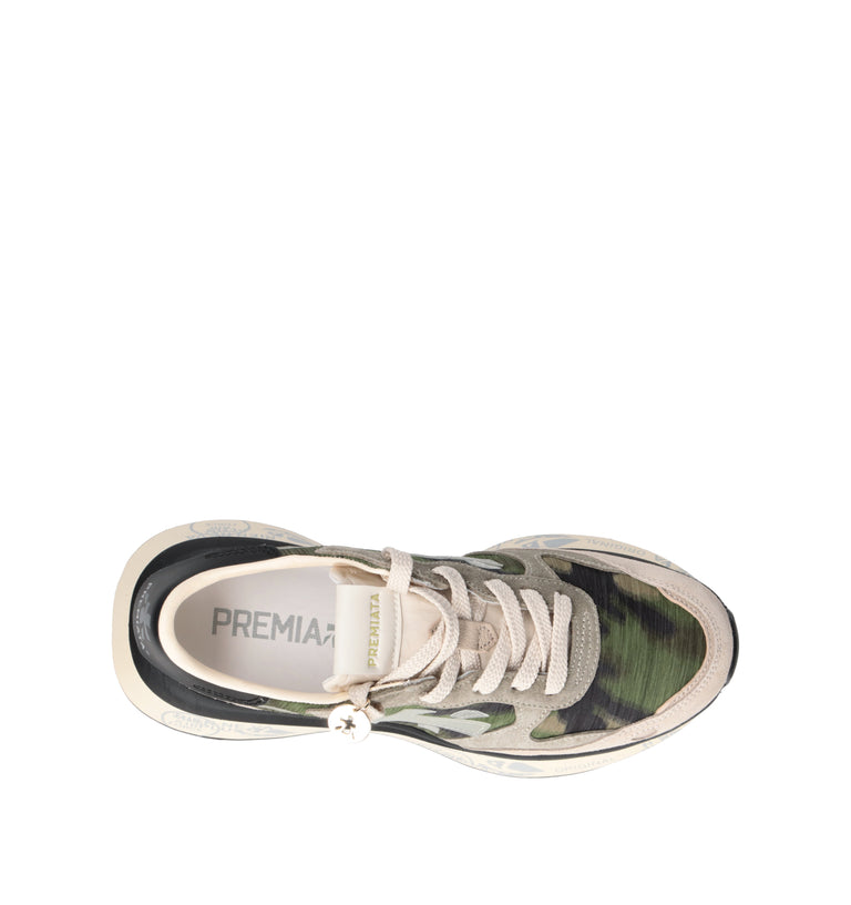 PREMIATA Sneaker donna verde/grigia