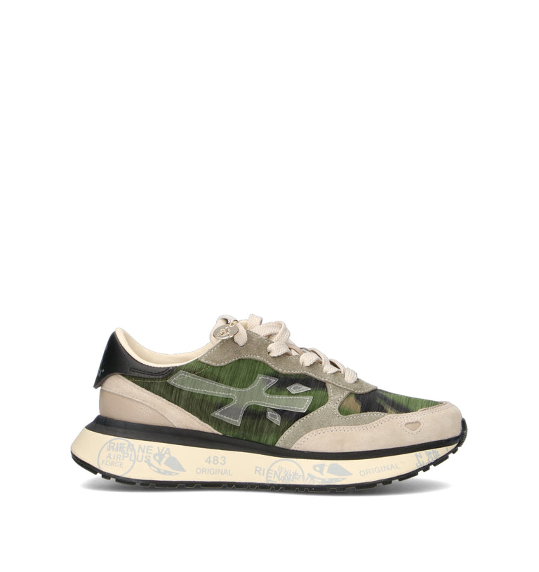 PREMIATA Sneaker donna verde/grigia
