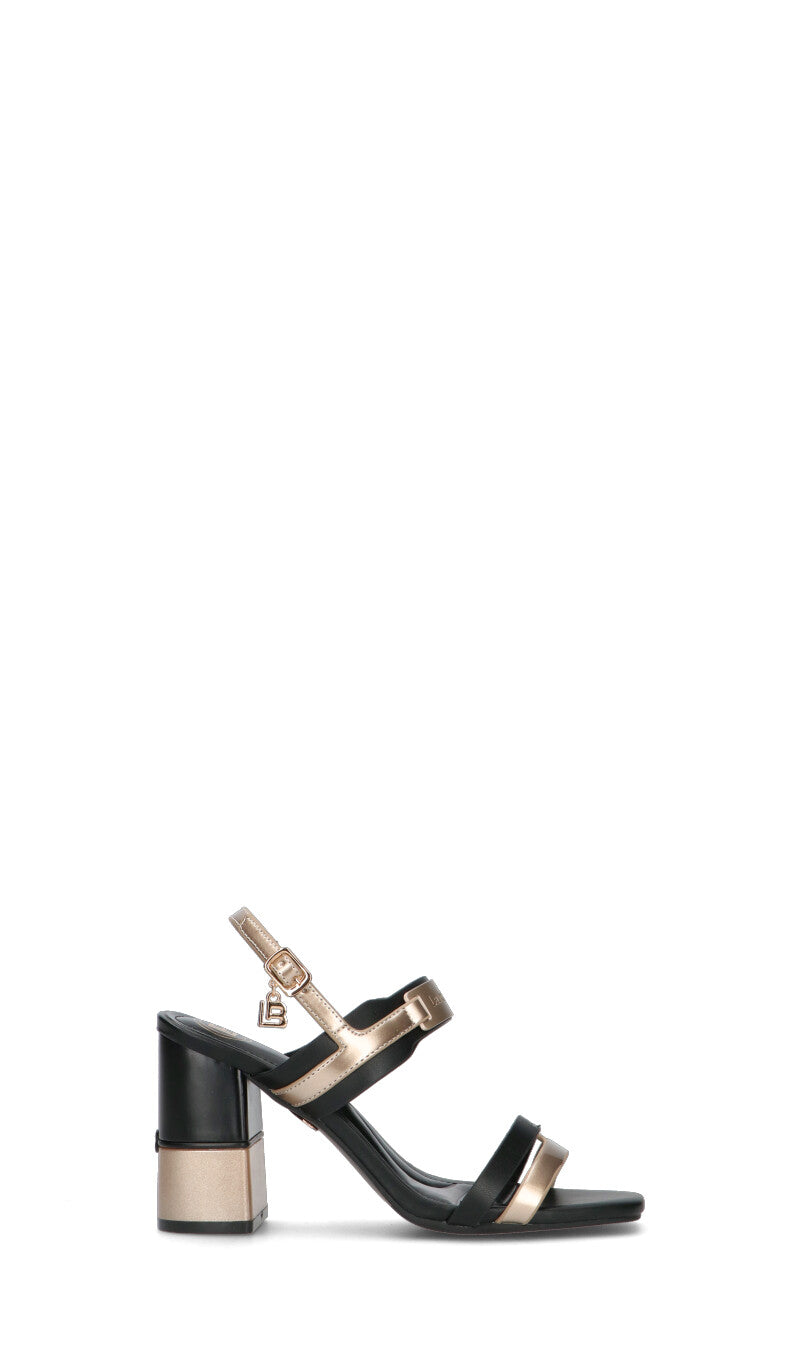 LAURA BIAGIOTTI Sandalo donna nero/oro