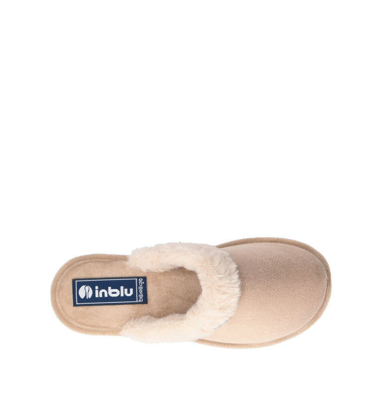 INBLU Pantofola donna beige