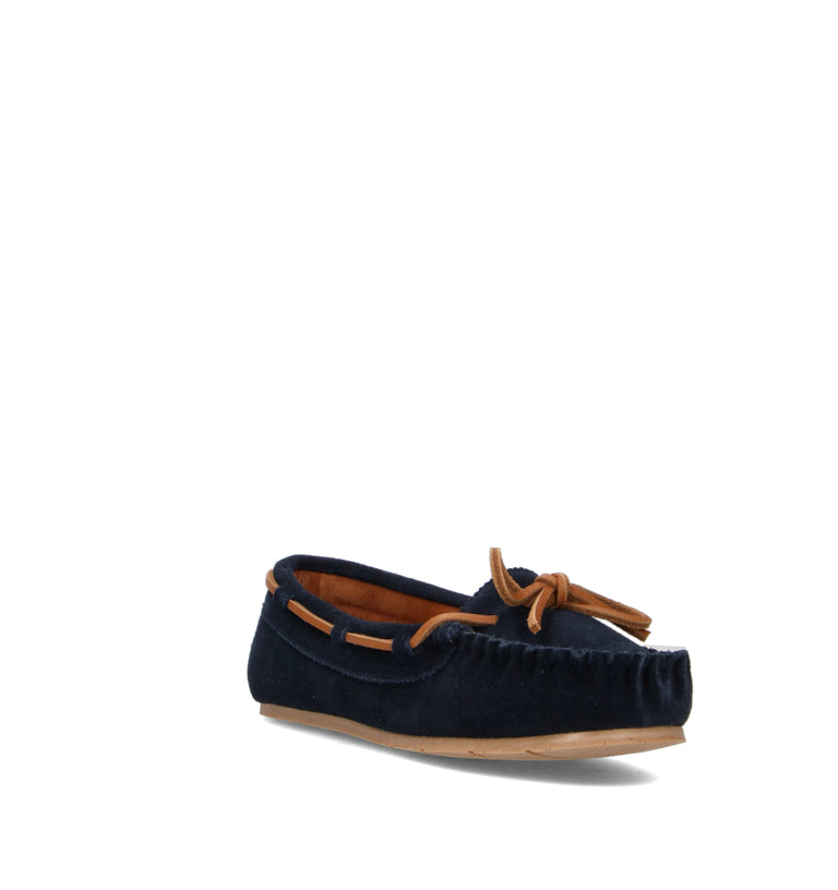 CLARKS Mocassino donna blu in suede