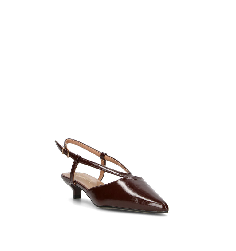 A.ENNIE Slingback donna testa di moro