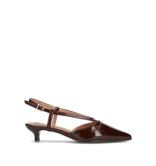 A.ENNIE Slingback donna testa di moro