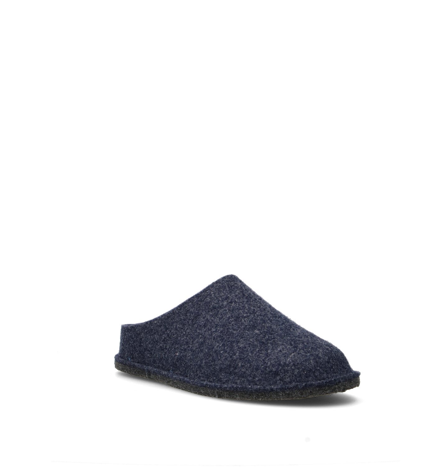 LE TIROLESI Pantofola uomo blu in lana