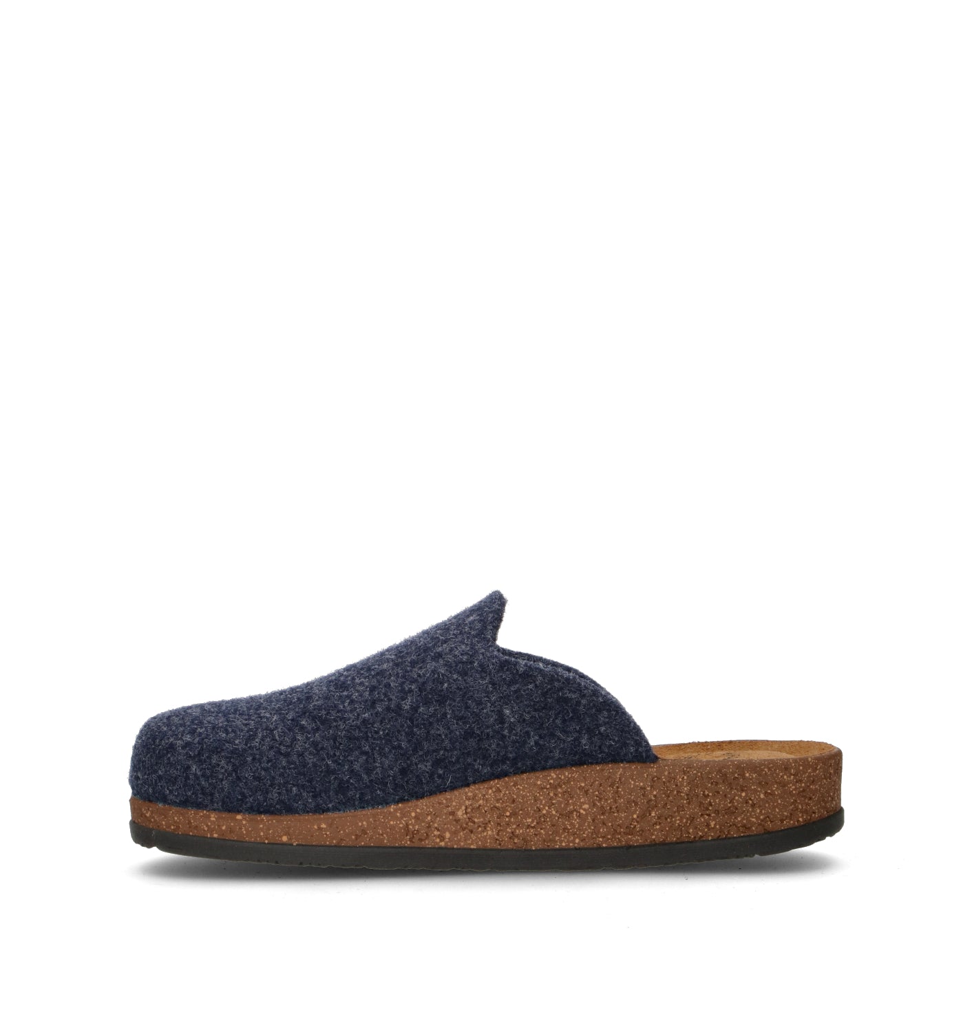 LE TIROLESI Pantofola donna blu in lana