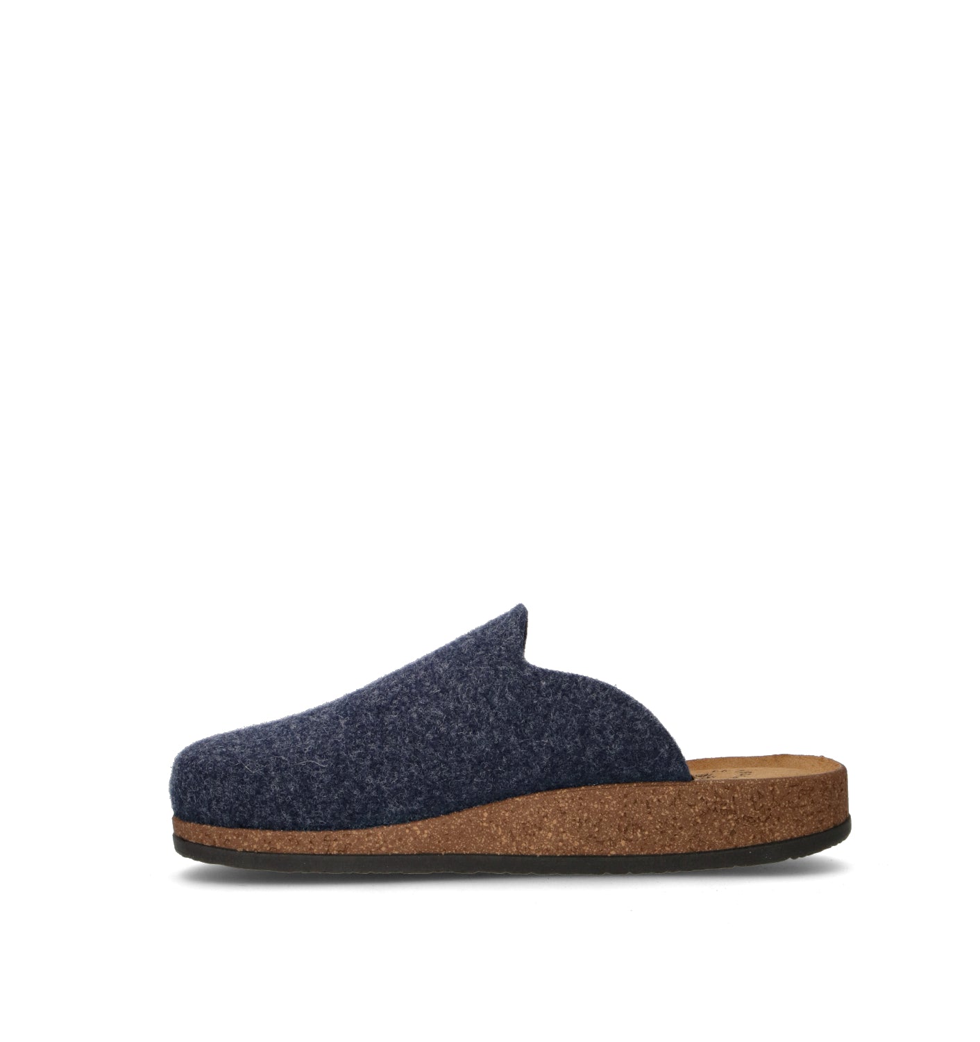 LE TIROLESI Pantofola uomo blu in lana