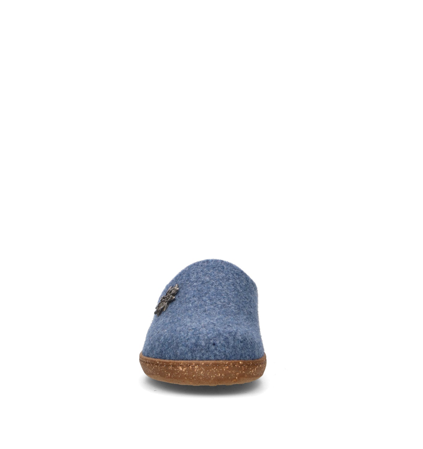 LE TIROLESI Pantofola donna denim in lana