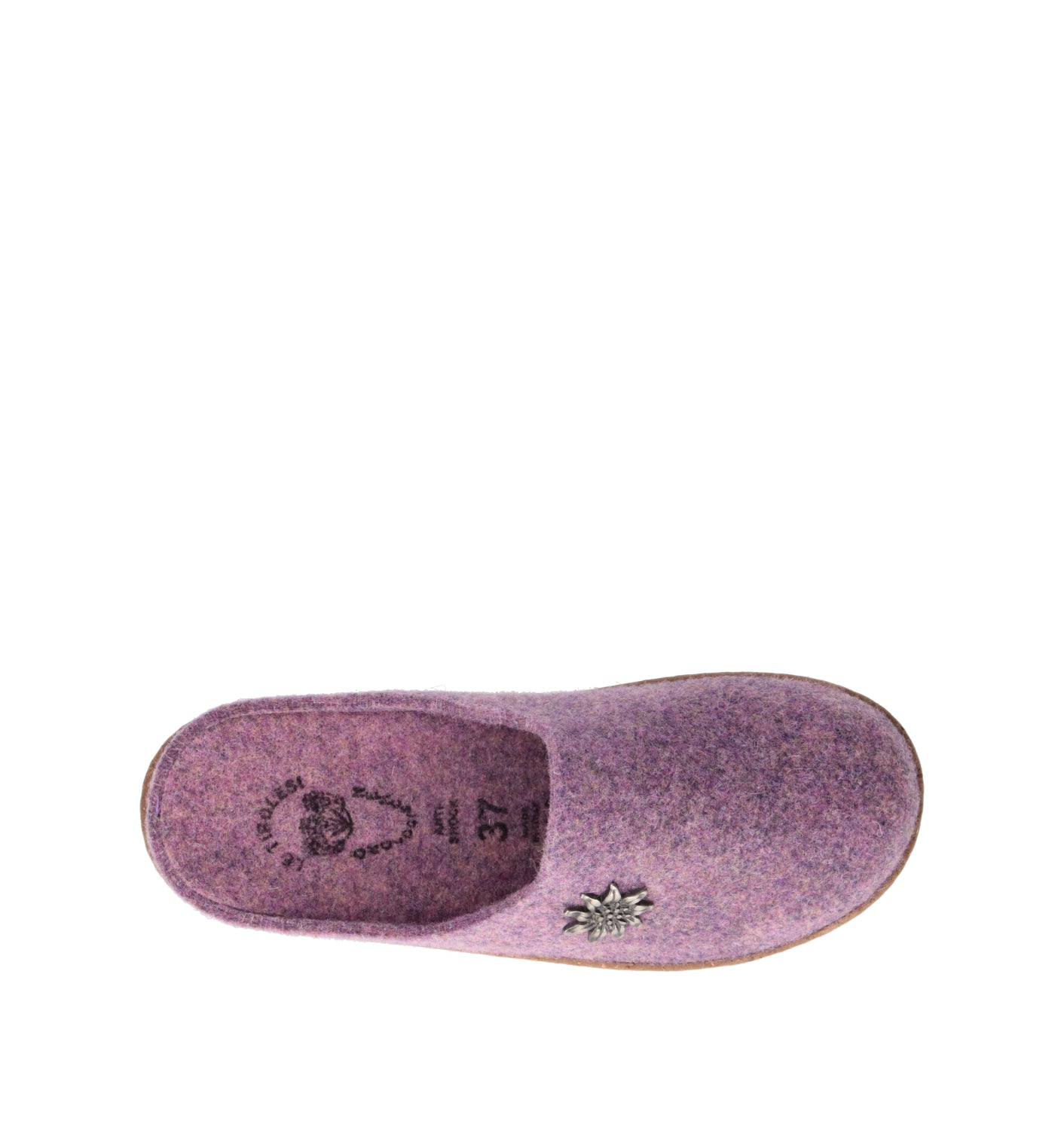 LE TIROLESI Pantofola donna lavanda