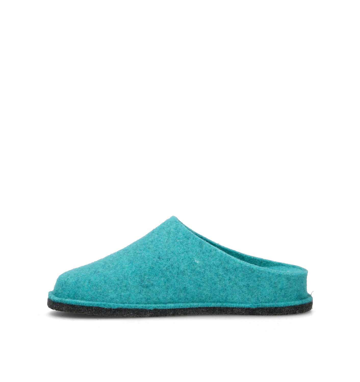 LE TIROLESI Pantofola donna turchese in lana